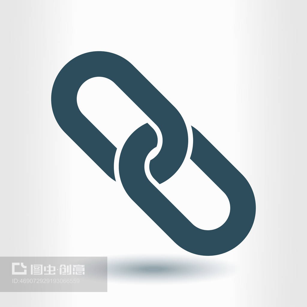 鏈條標志符號。Chain sign symbol.